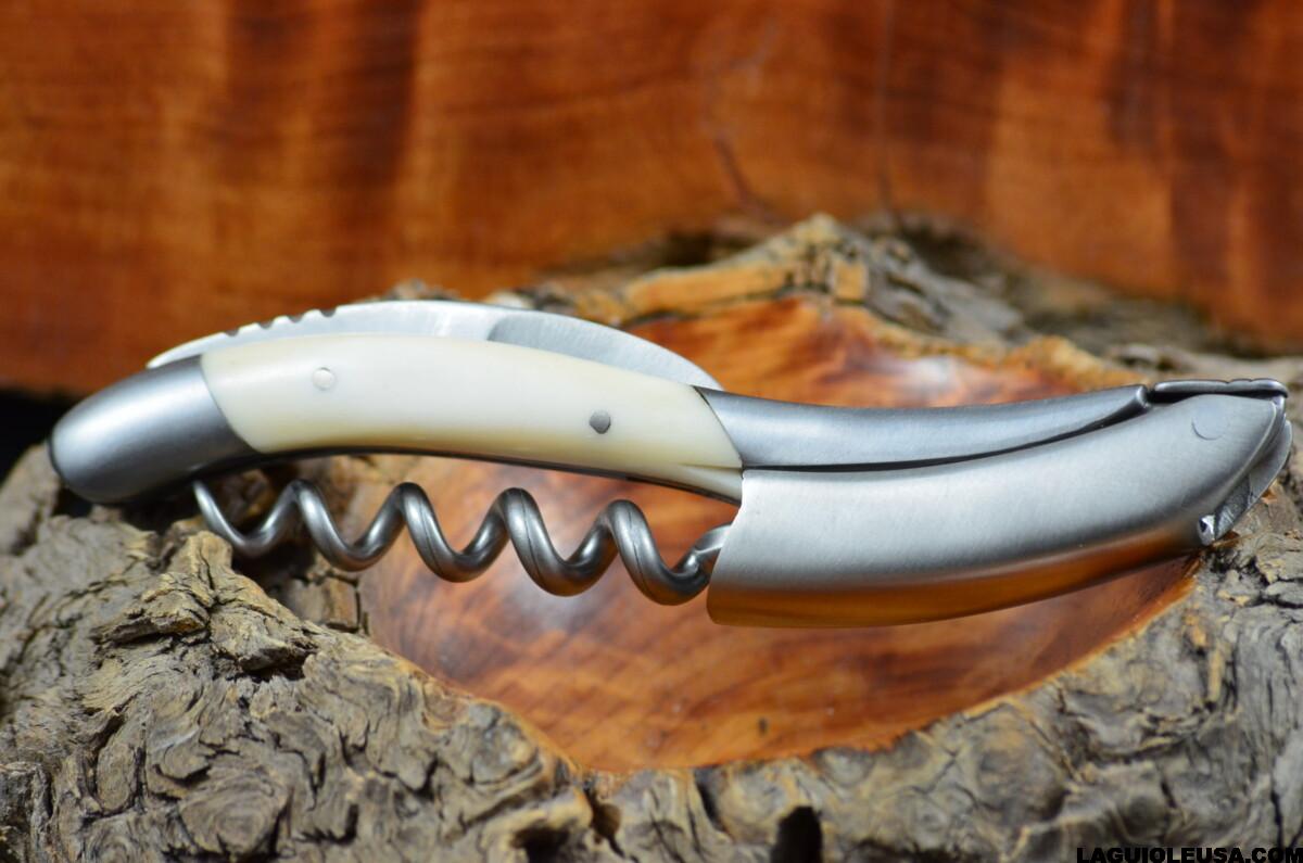 Wild Boar Aged Bone handle Wine-opener - Image 3