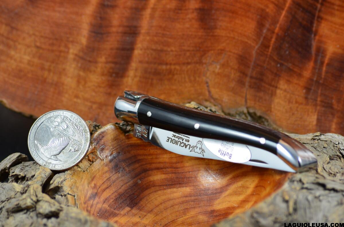 Water Buffalo Horn Handle, Single-plate, Laguiole en Aubrac Folding knife - Image 7