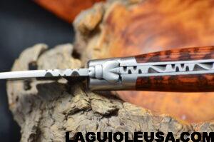 Snake Wood Handle, Single-plate, Laguiole en Aubrac Folding knife - Image 5
