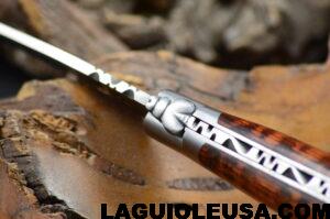 Snake Wood Handle, Single-plate, Laguiole en Aubrac Folding knife - Image 7