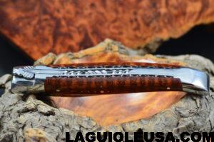 Snake Wood Handle, Double-plate, Laguiole en Aubrac Folding knife - Image 5