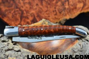 Snake Wood Handle, Double-plate, Laguiole en Aubrac Folding knife - Image 2