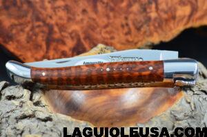 Snake Wood Handle, Double-plate, Laguiole en Aubrac Folding knife - Image 3