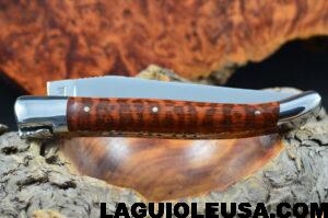 Snake Wood Handle, Double-plate, Laguiole en Aubrac Folding knife - Image 4
