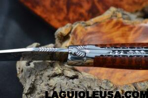 Snake Wood Handle, Double-plate, Laguiole en Aubrac Folding knife - Image 8