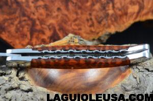 Snake Wood Handle, Double-plate, Laguiole en Aubrac Folding knife - Image 6