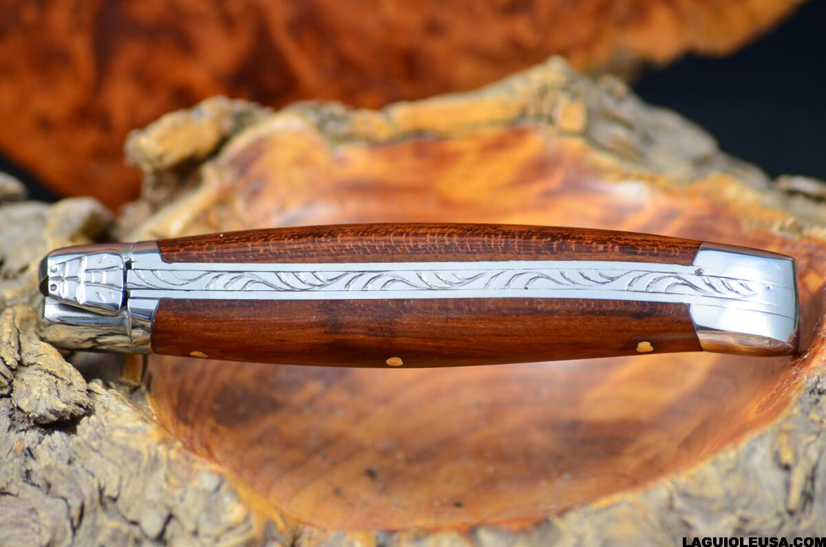 Snake Wood Handle, Single-plate, Laguiole en Aubrac Folding knife - Image 2