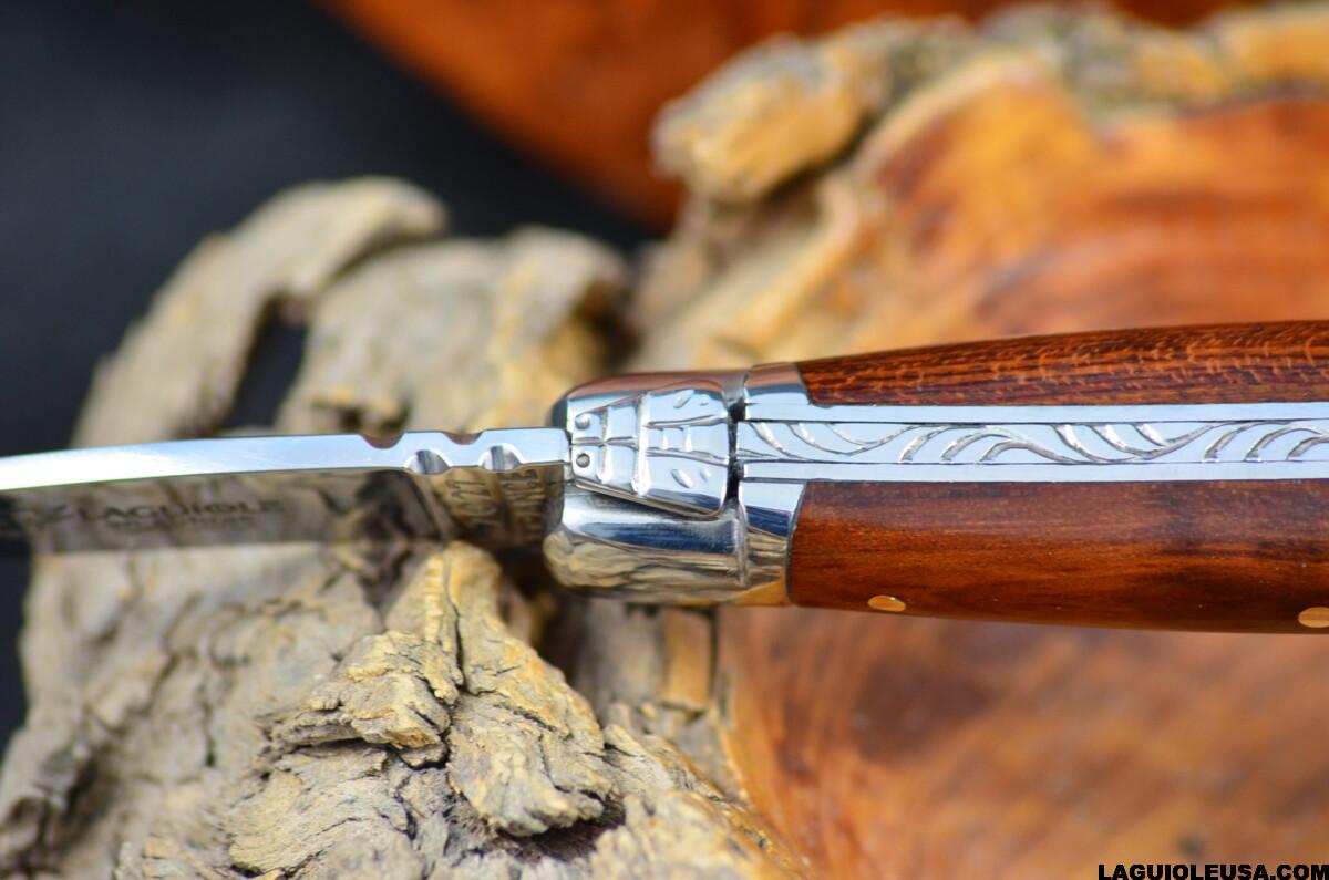 Snake Wood Handle, Single-plate, Laguiole en Aubrac Folding knife - Image 4