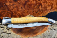 Maple Wood Handle, Single-plate, Laguiole en Aubrac Folding knife