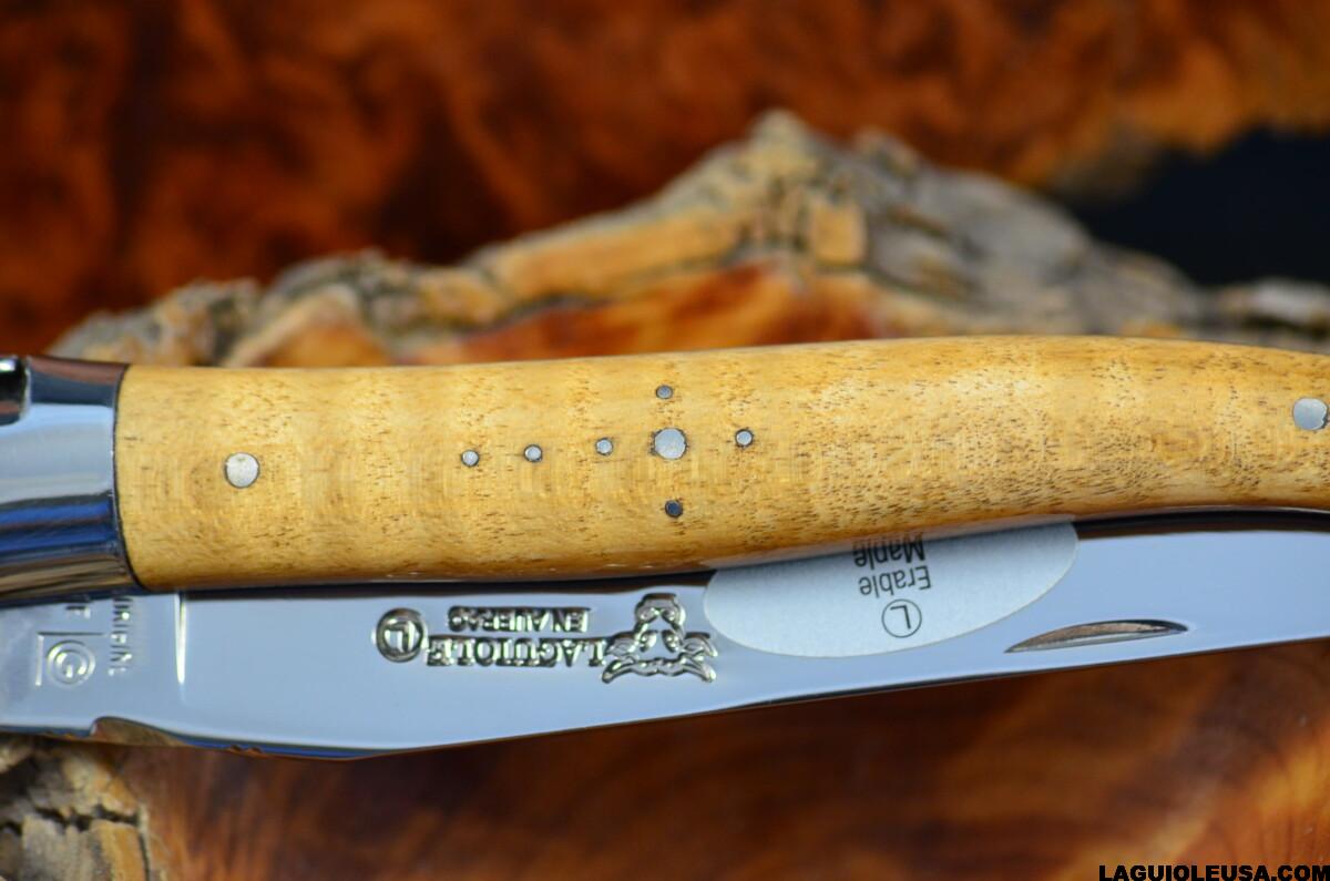 Maple Wood Handle, Single-plate, Laguiole en Aubrac Folding knife - Image 6