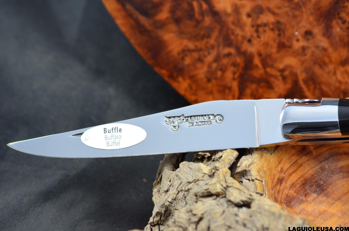 Water Buffalo Horn Handle, Double-plate, Laguiole en Aubrac Folding knife - Image 10