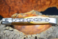 Pistachio Wood Handle, Double-plate, Laguiole en Aubrac Folding knife