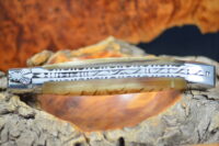 Ram Horn (Crust) Handle, Double-plate, Laguiole en Aubrac Folding knife