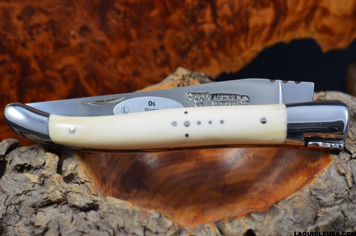 Wild Boar Bone Handle, Single-plate, Laguiole en Aubrac Folding knife - Image 4