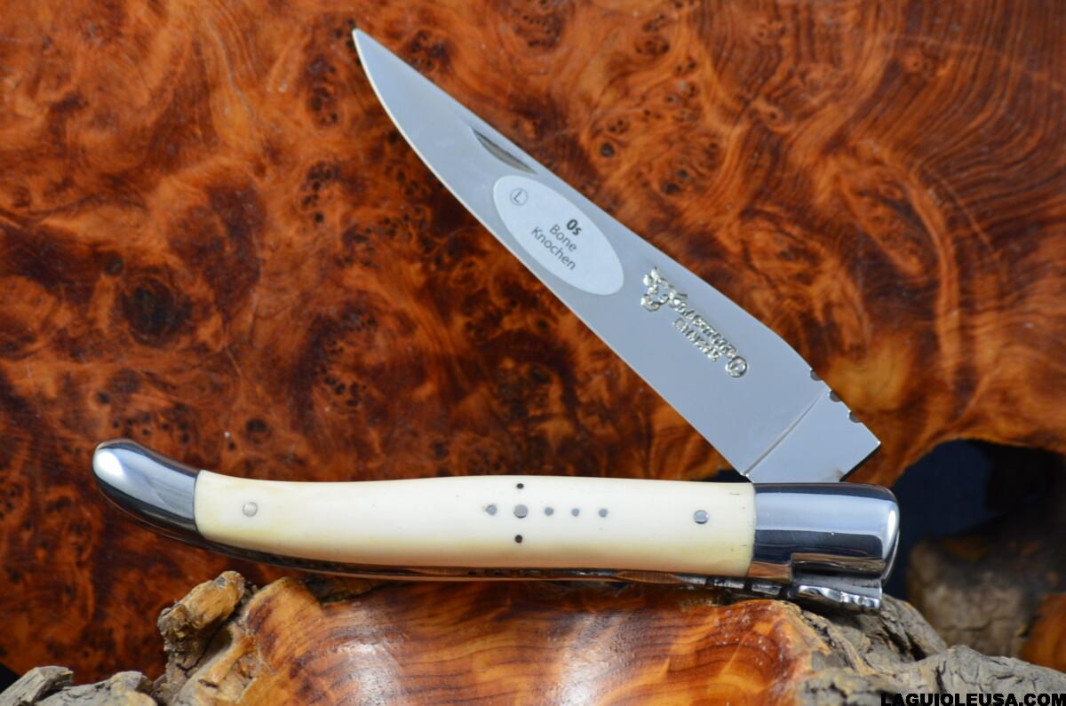 Wild Boar Bone Handle, Single-plate, Laguiole en Aubrac Folding knife - Image 10