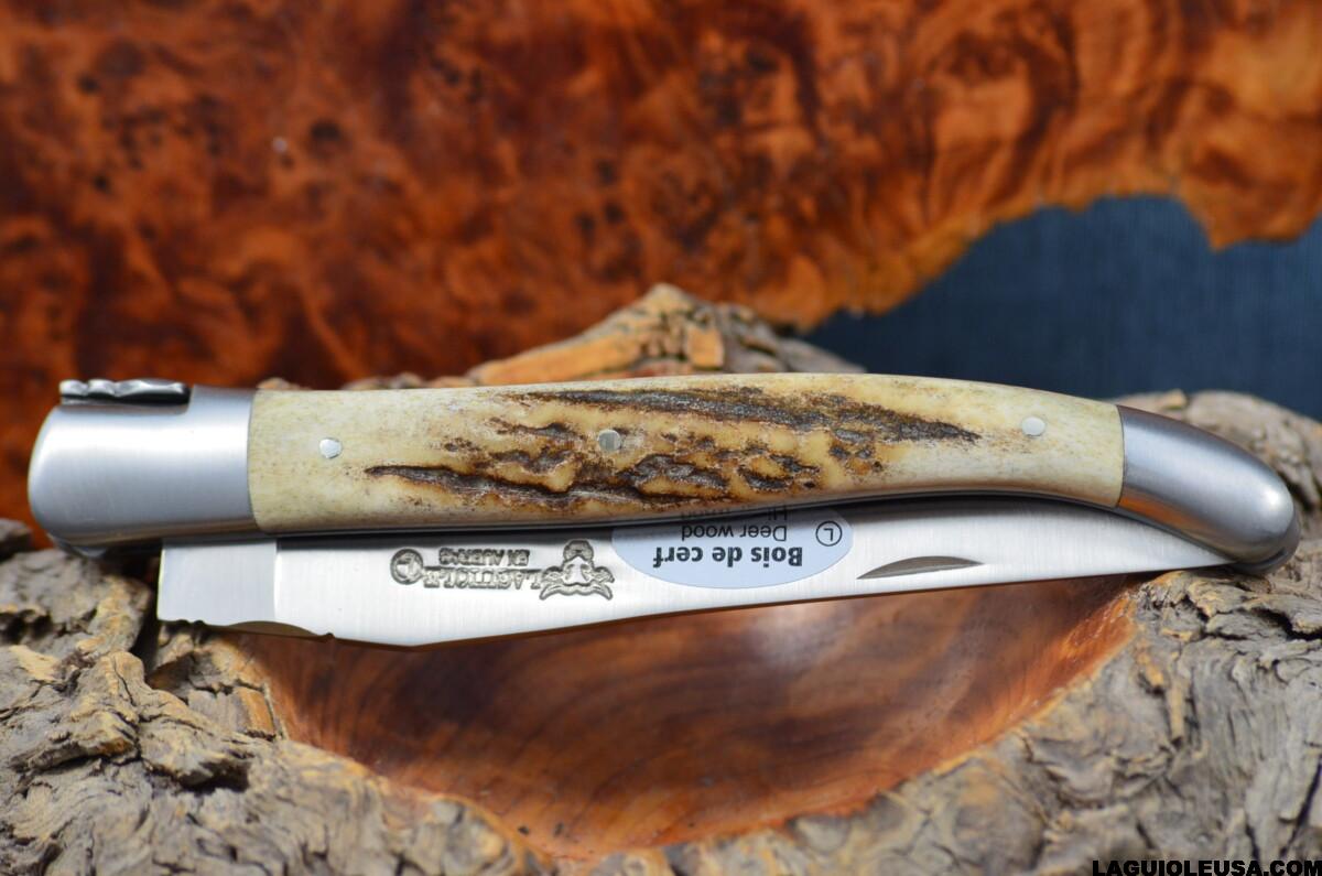 Deer Horn Handle, Single-plate, Laguiole en Aubrac Folding knife