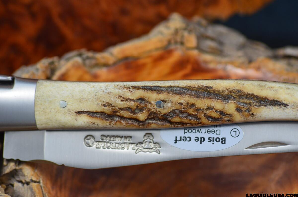 Deer Horn Handle, Single-plate, Laguiole en Aubrac Folding knife - Image 8