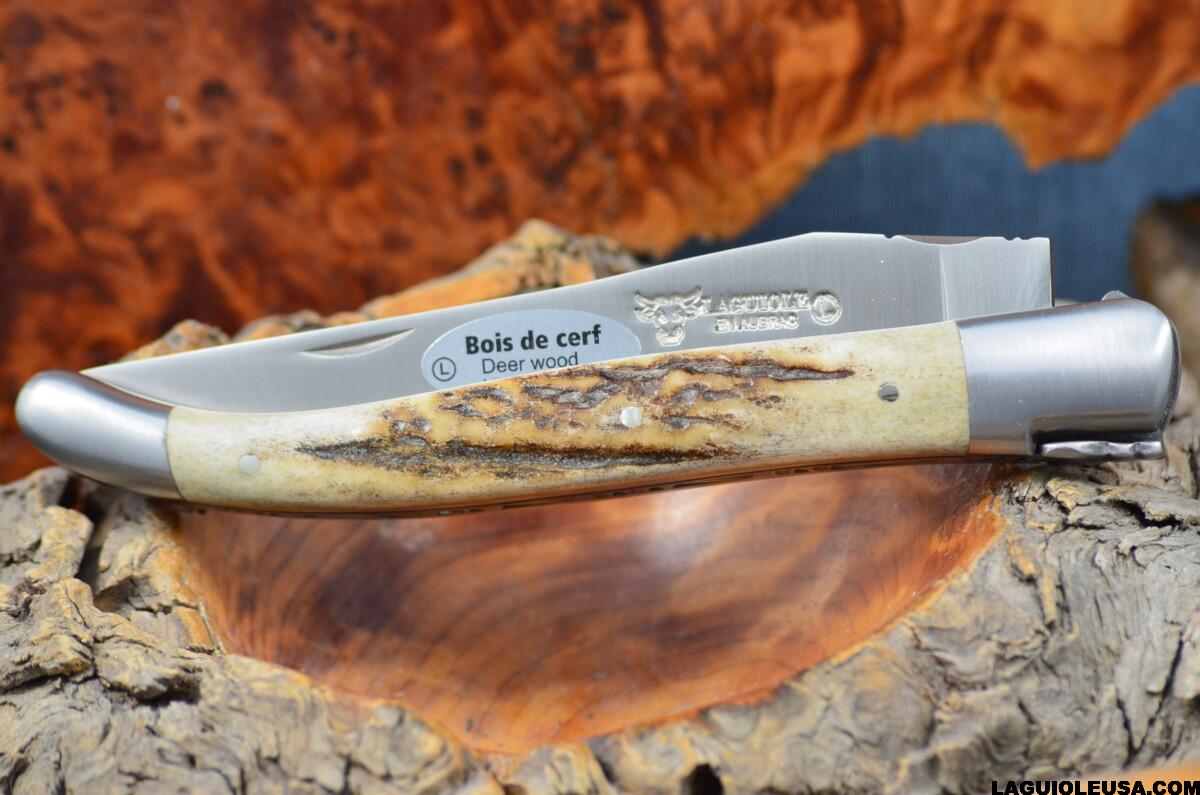 Deer Horn Handle, Single-plate, Laguiole en Aubrac Folding knife - Image 3