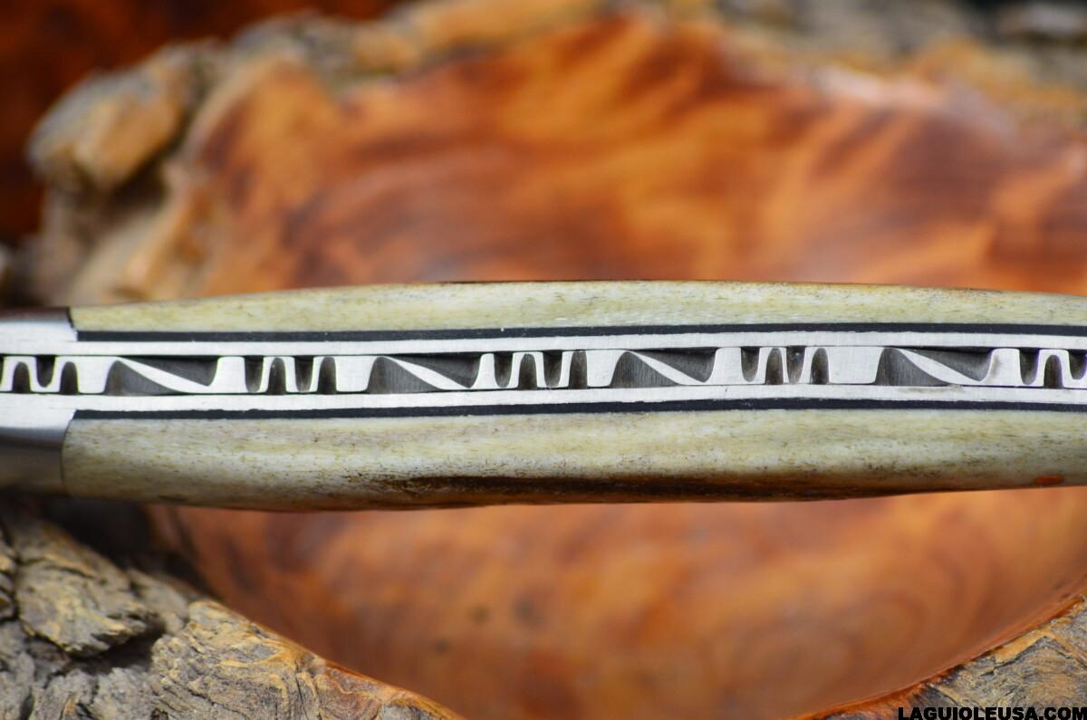 Deer Horn Handle, Single-plate, Laguiole en Aubrac Folding knife - Image 7