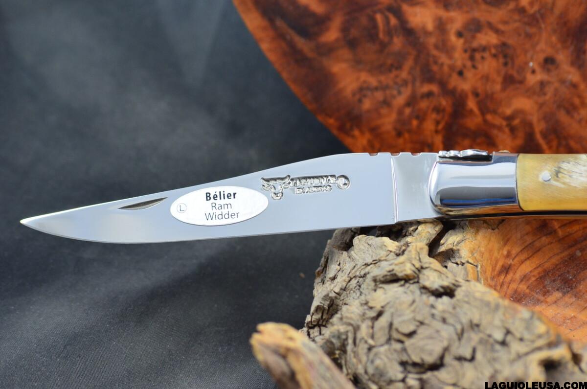 Ram horn, Single-plate, Laguiole en Aubrac Folding knife - Image 9