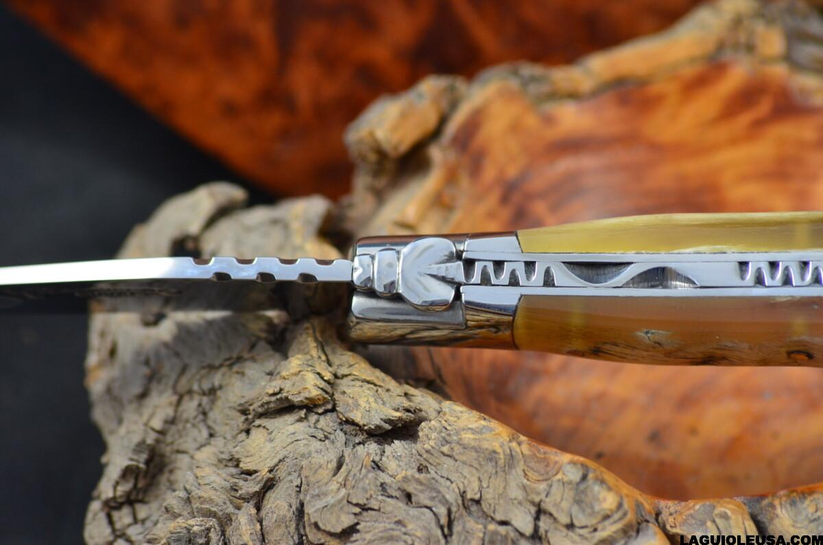 Ram horn, Single-plate, Laguiole en Aubrac Folding knife - Image 5