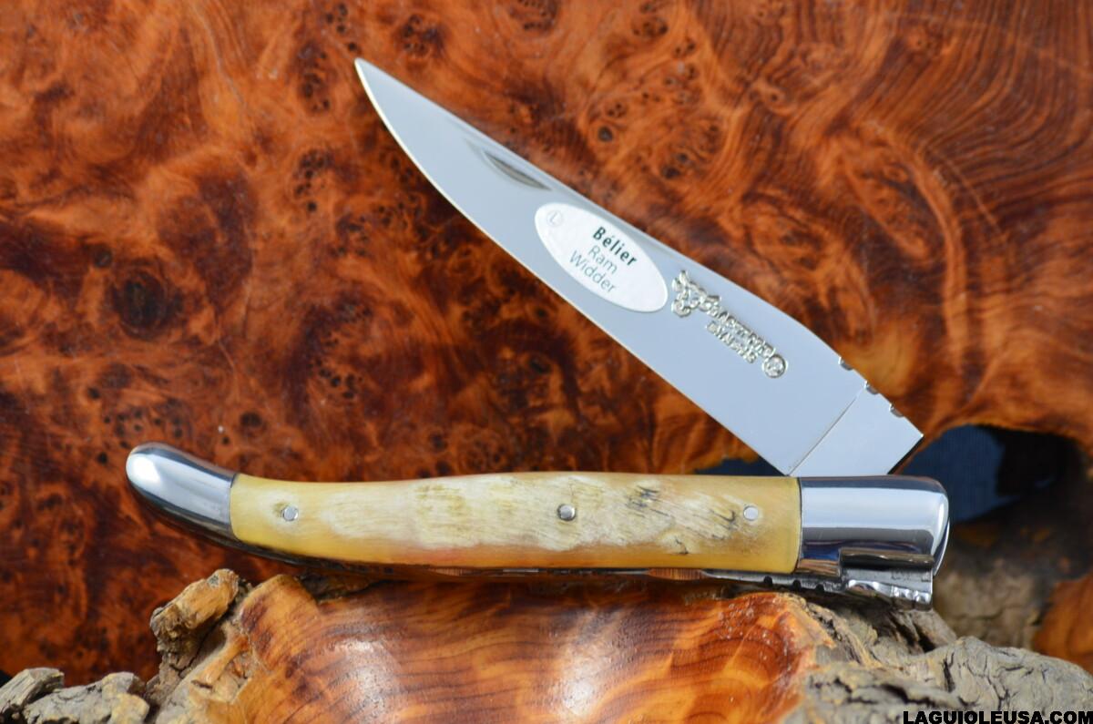 Ram horn, Single-plate, Laguiole en Aubrac Folding knife - Image 10