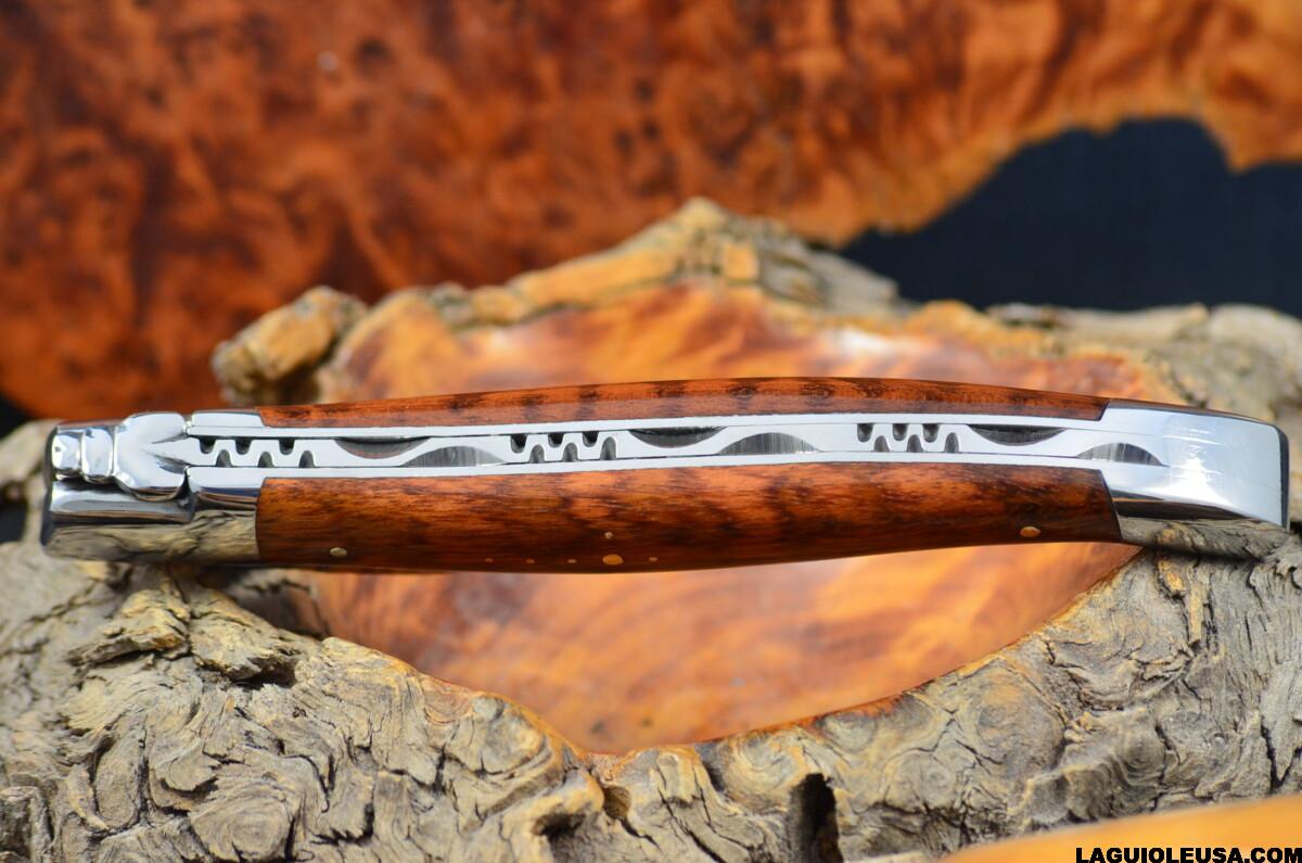 Snake Wood Handle, Single-plate, Laguiole en Aubrac Folding knife - Image 2