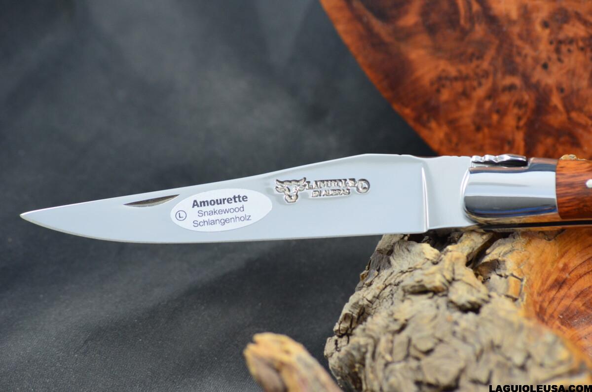 Snake Wood Handle, Single-plate, Laguiole en Aubrac Folding knife - Image 10