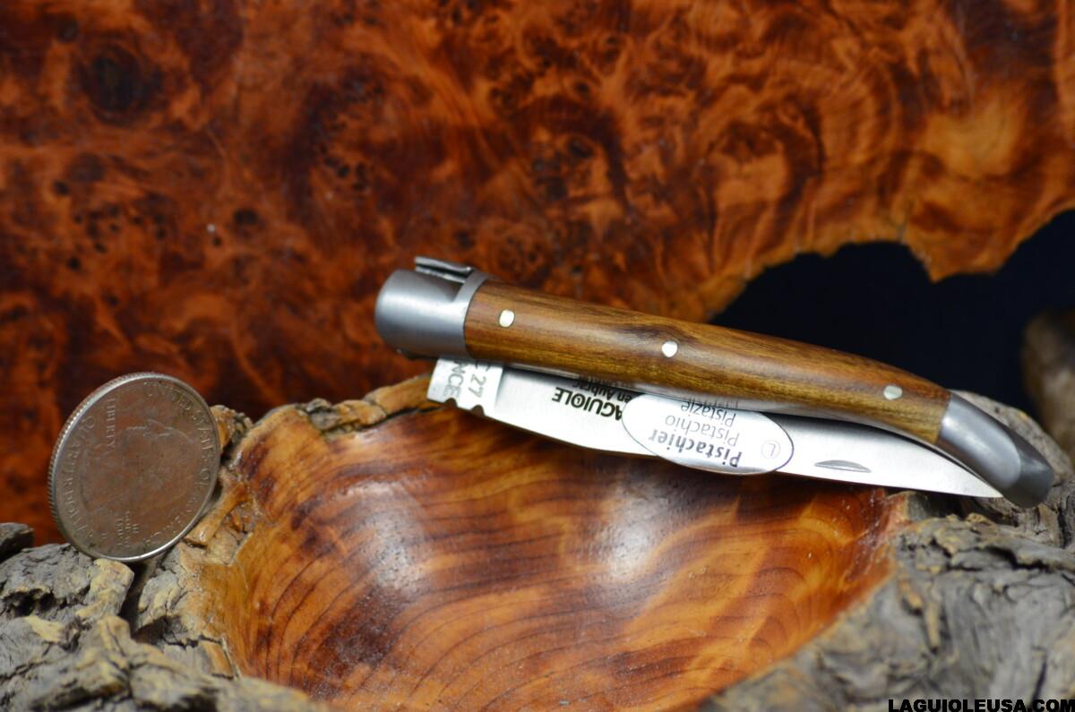 Pistachio Wood Handle, Single-plate, Laguiole en Aubrac Folding knife - Image 6