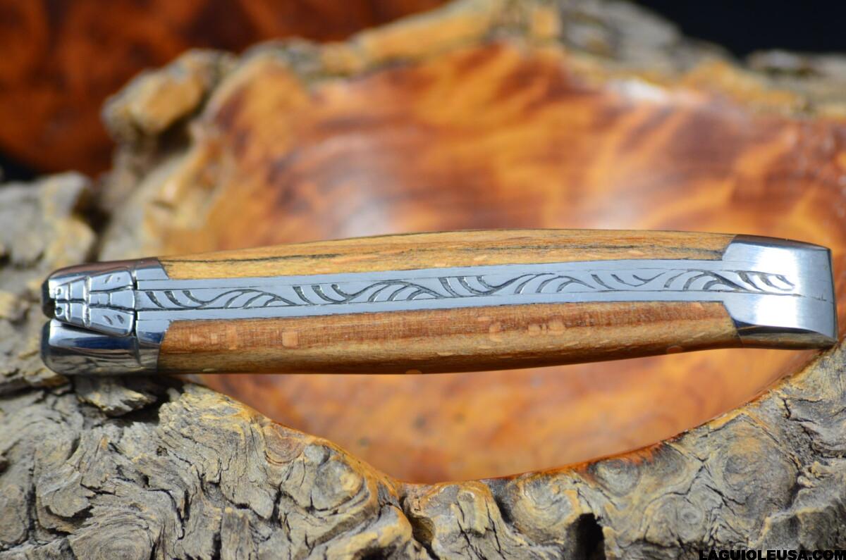 Aubrac Beechwood Handle, Single-plate, Laguiole en Aubrac Folding knife - Image 2